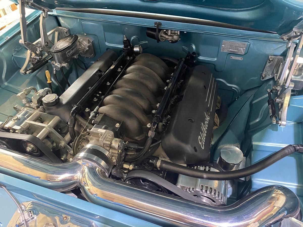 Blue Car Engine Bay — Hervey Bay Brake and Exhaust in Pialba, QLD