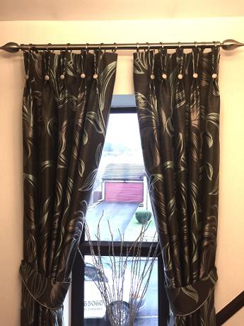 long and stylish curtains