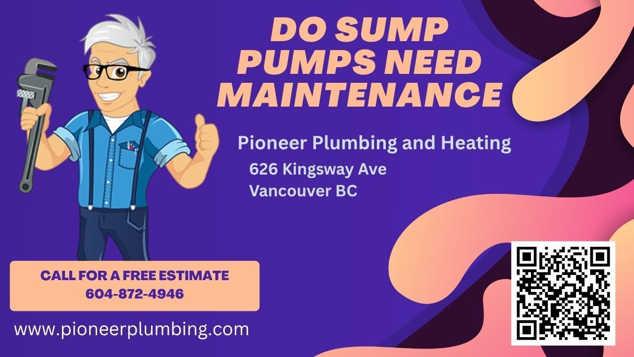 do sump pumps need maintenance
