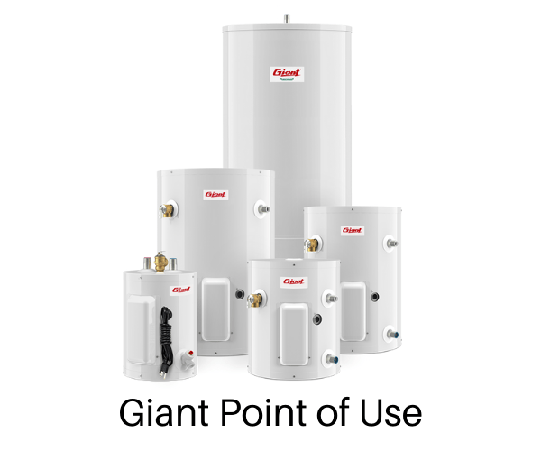 Giant Point of Use Water Heaters