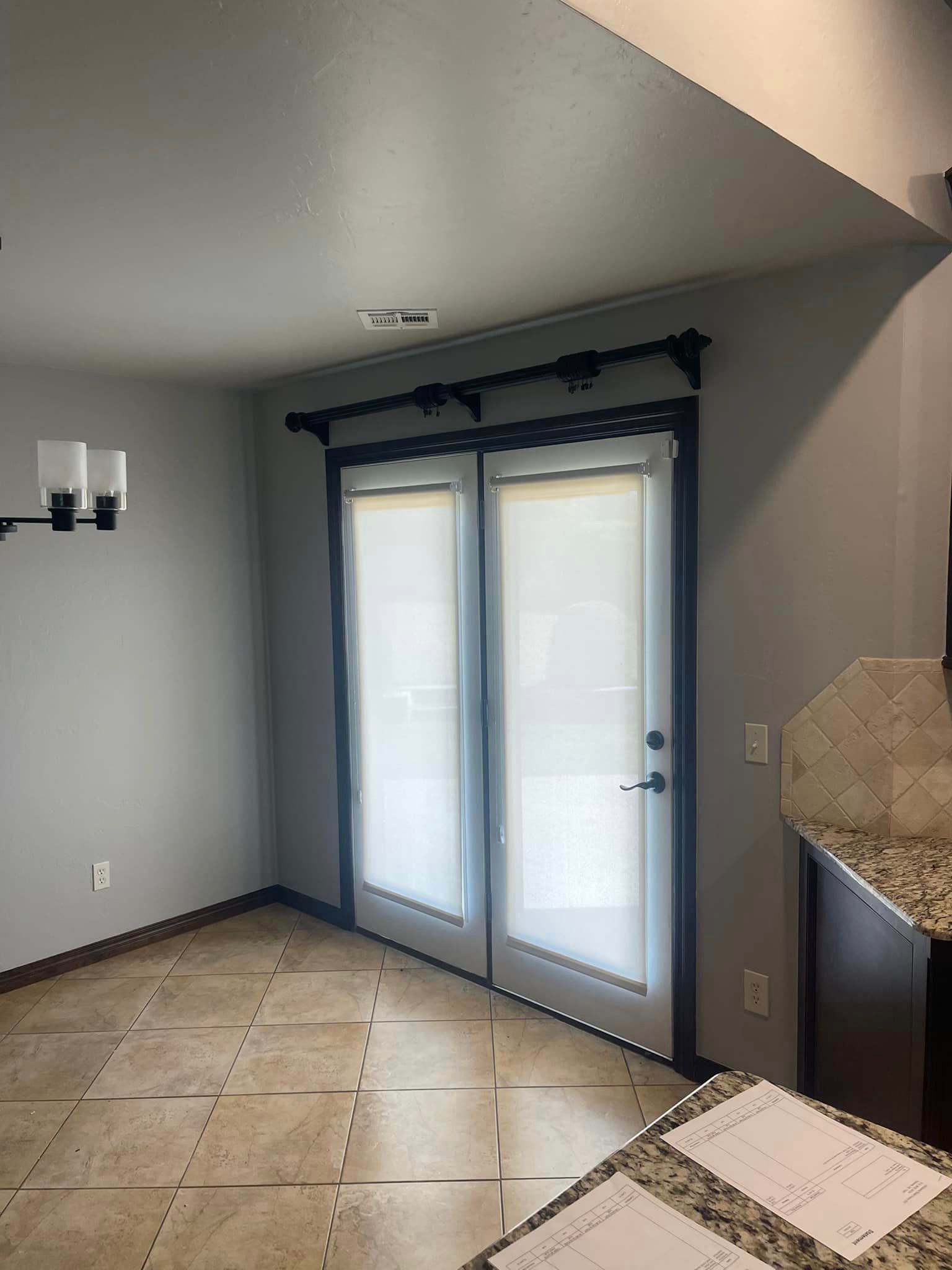 Blinds in the windows