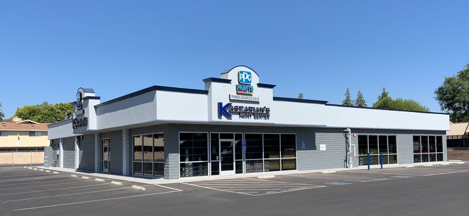 Exterior of Kasparian's Paint Center