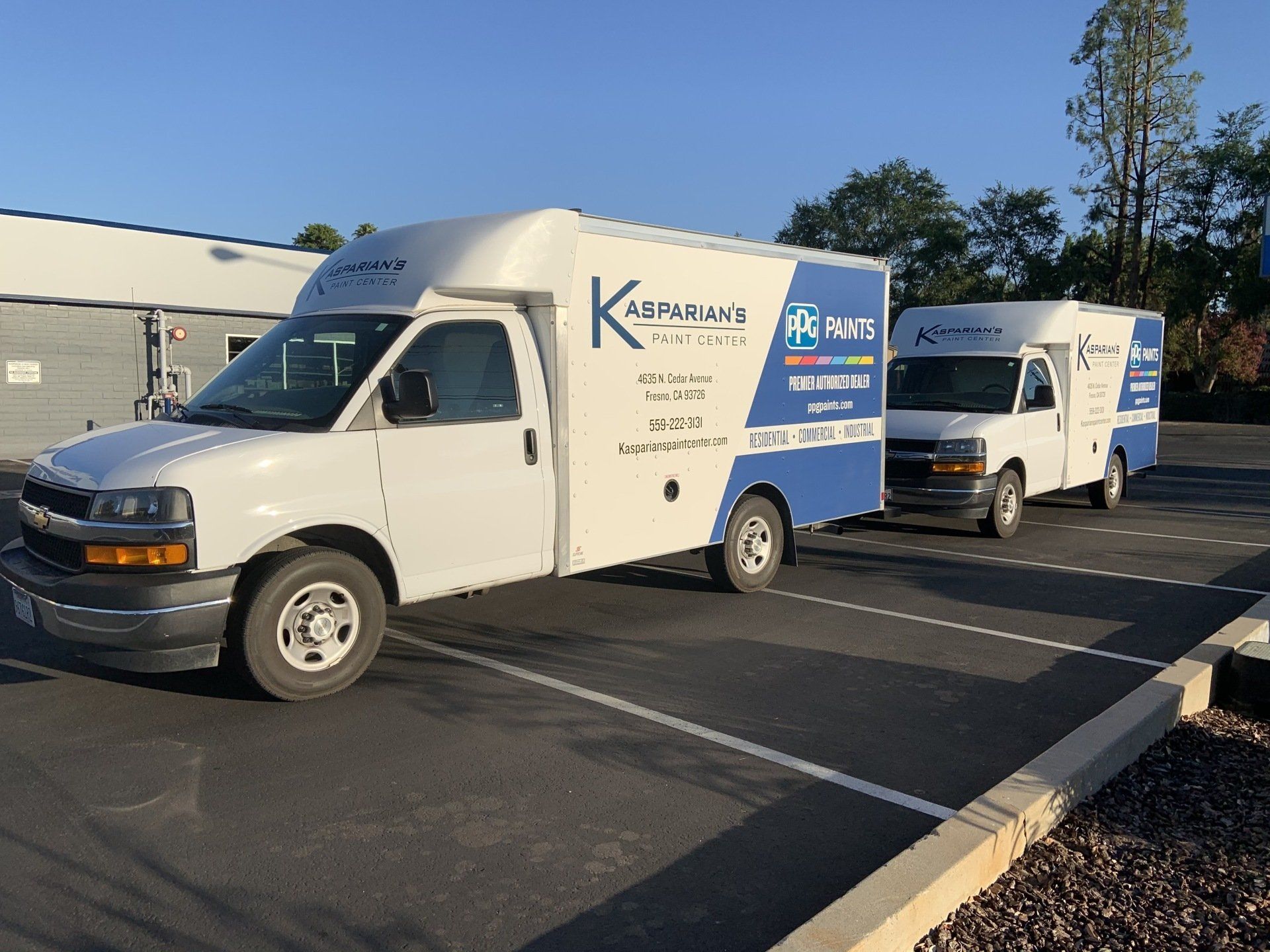 Kasparian's Paint Center Delivery Vehicles