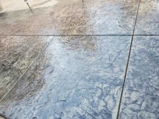 pressed sealed concrete 