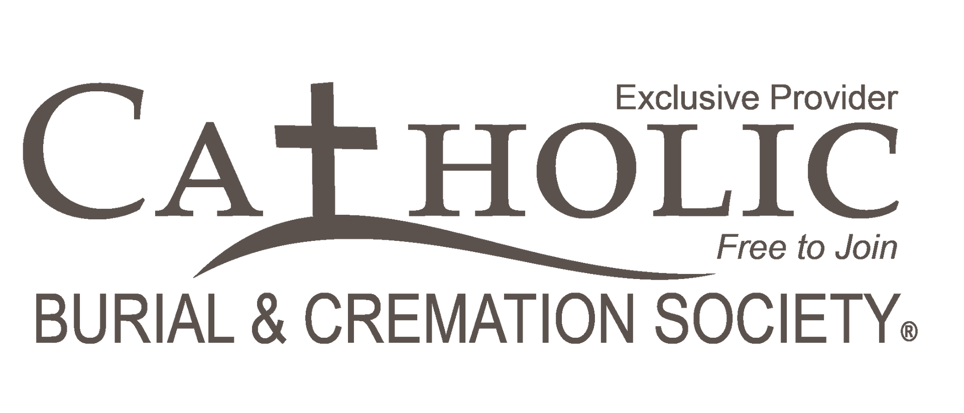 The logo for the catholic burial and cremation society