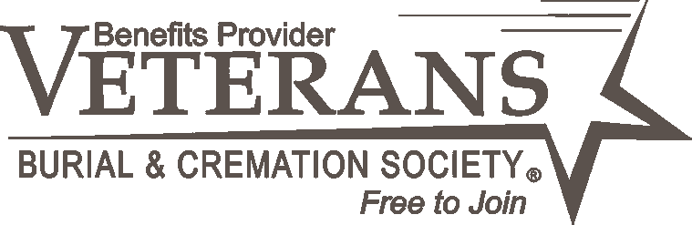 A logo for veterans burial and cremation society