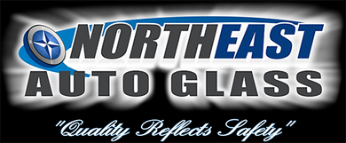 the logo for northeast auto glass quality reflects safety