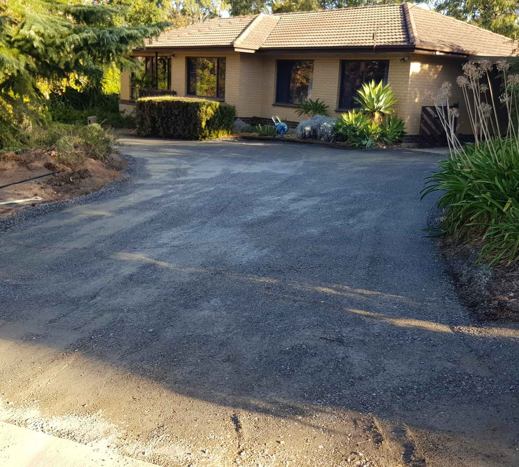 A House With A Gravel Driveway In Front Of It – Blackwood SA - Blackwood Earthmoving