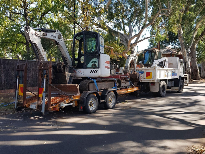 Construction Worker On Site — Blackwood SA — Blackwood Earthmoving