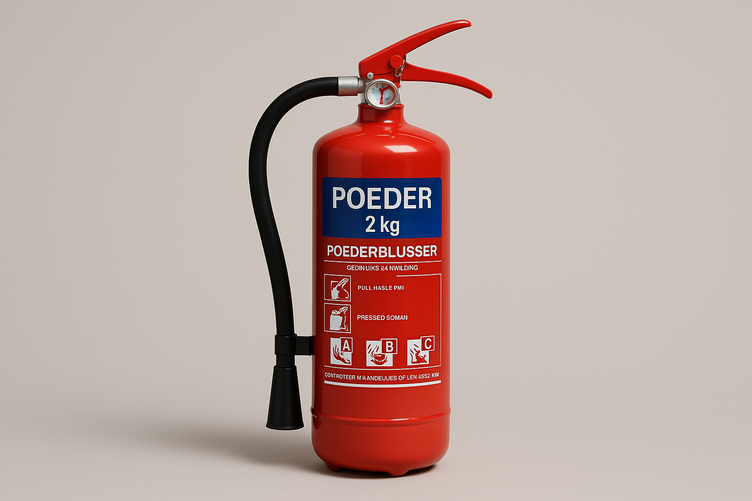 Poederblusser 2 kg Veelzijdigheid en Gebruiksgemak