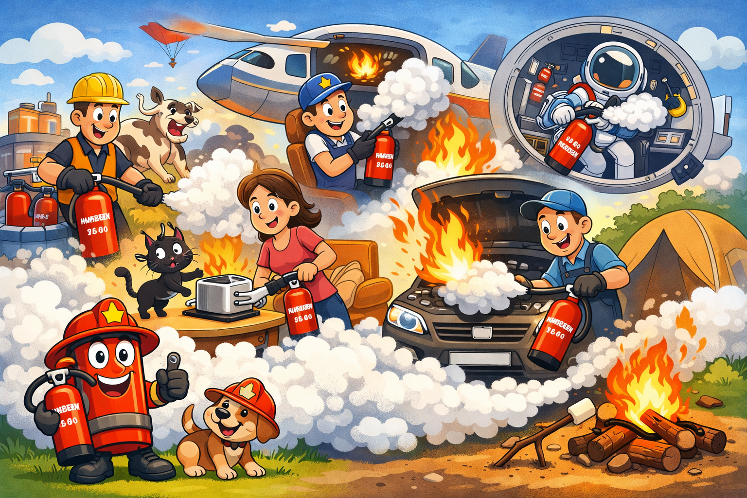 Poederblussers Toepassingen & tips afbeelding