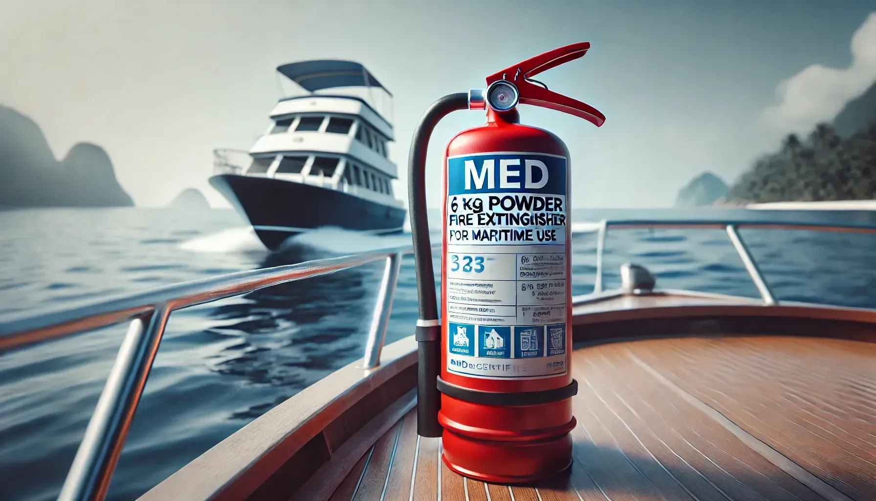 Poederblussers Waarom de 6 kg Poederblusser een slimme keuze is voor op zee