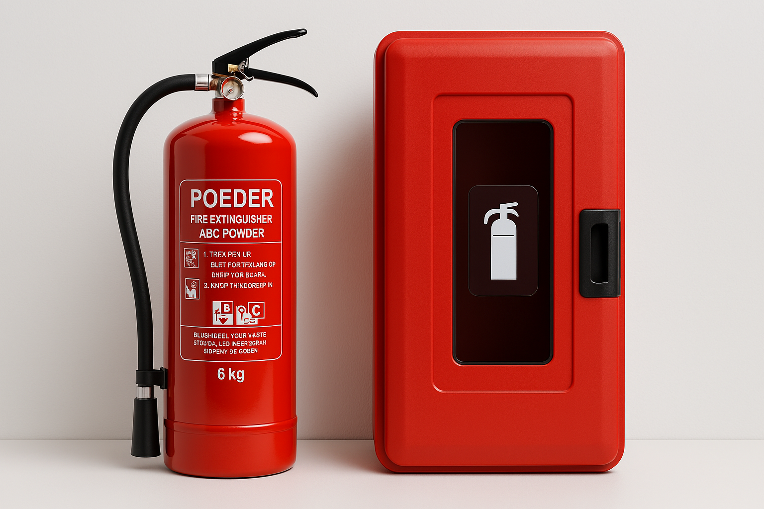Veiligheid Eerst De Voordelen van de Poederblusser 6 kg met Brandblusserkast