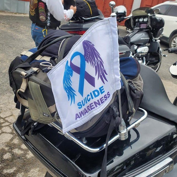 suicide awareness flag