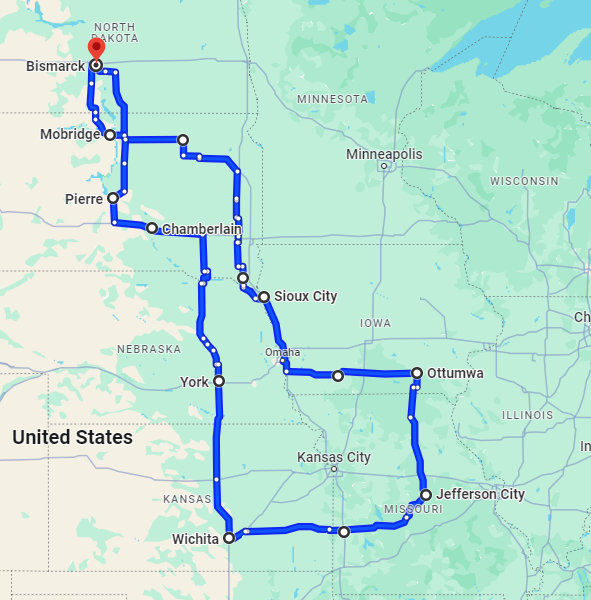 Wish You Were Here Ride route map 2025