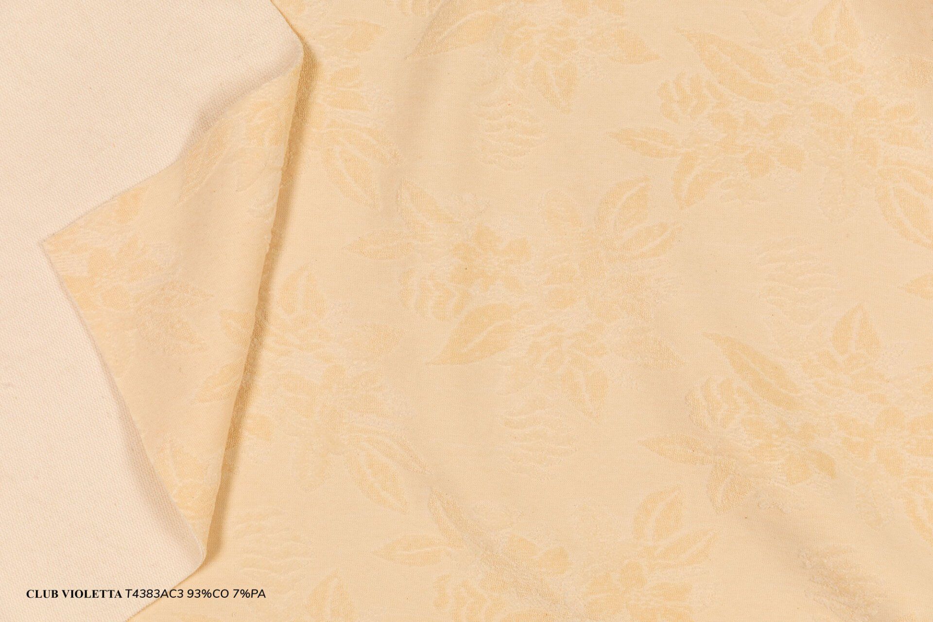 tessuto in jersey velluto tridimensionale jacquard Club Violetta