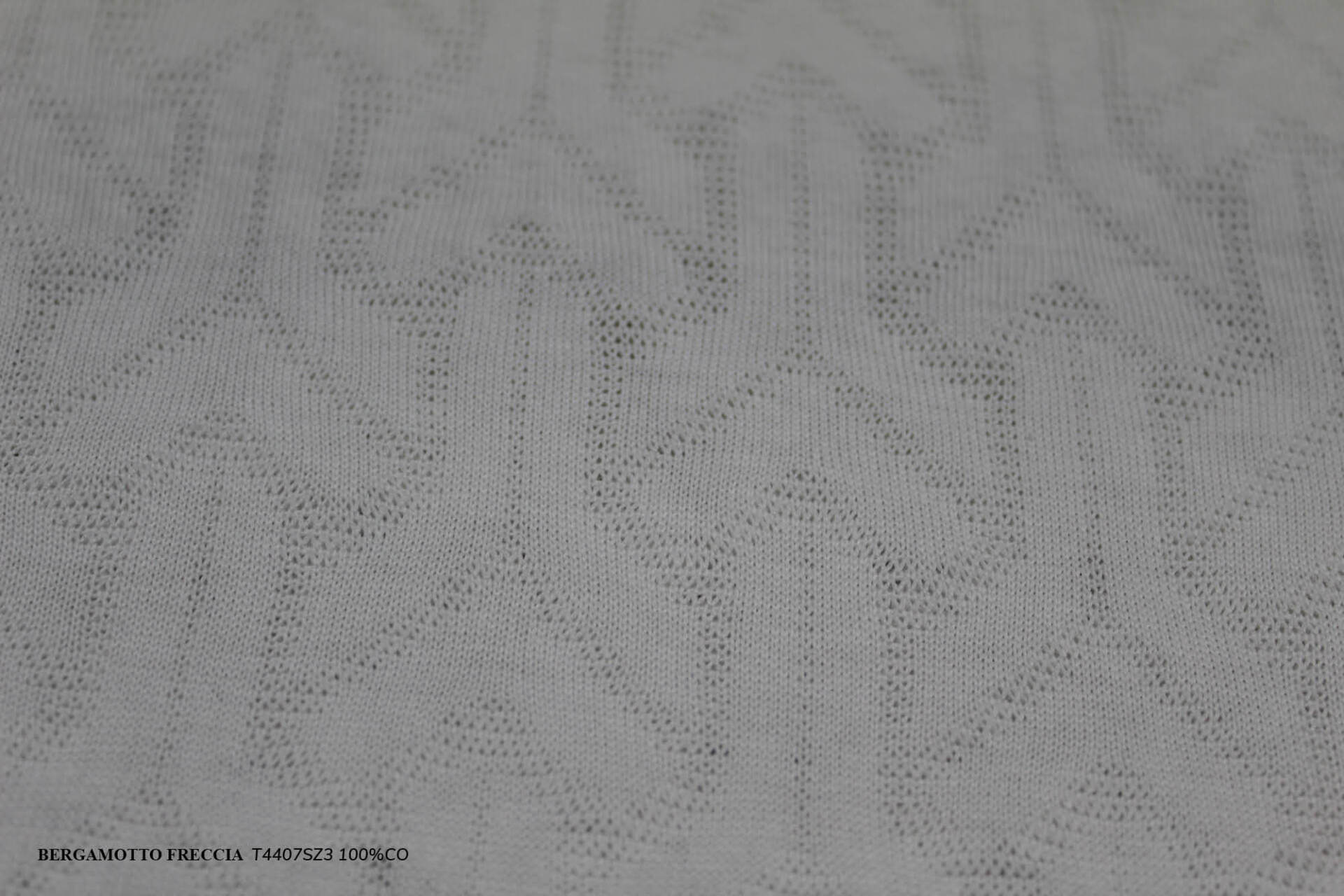 tessuto in jersey nuovi jaquard in cotone effetto traforato