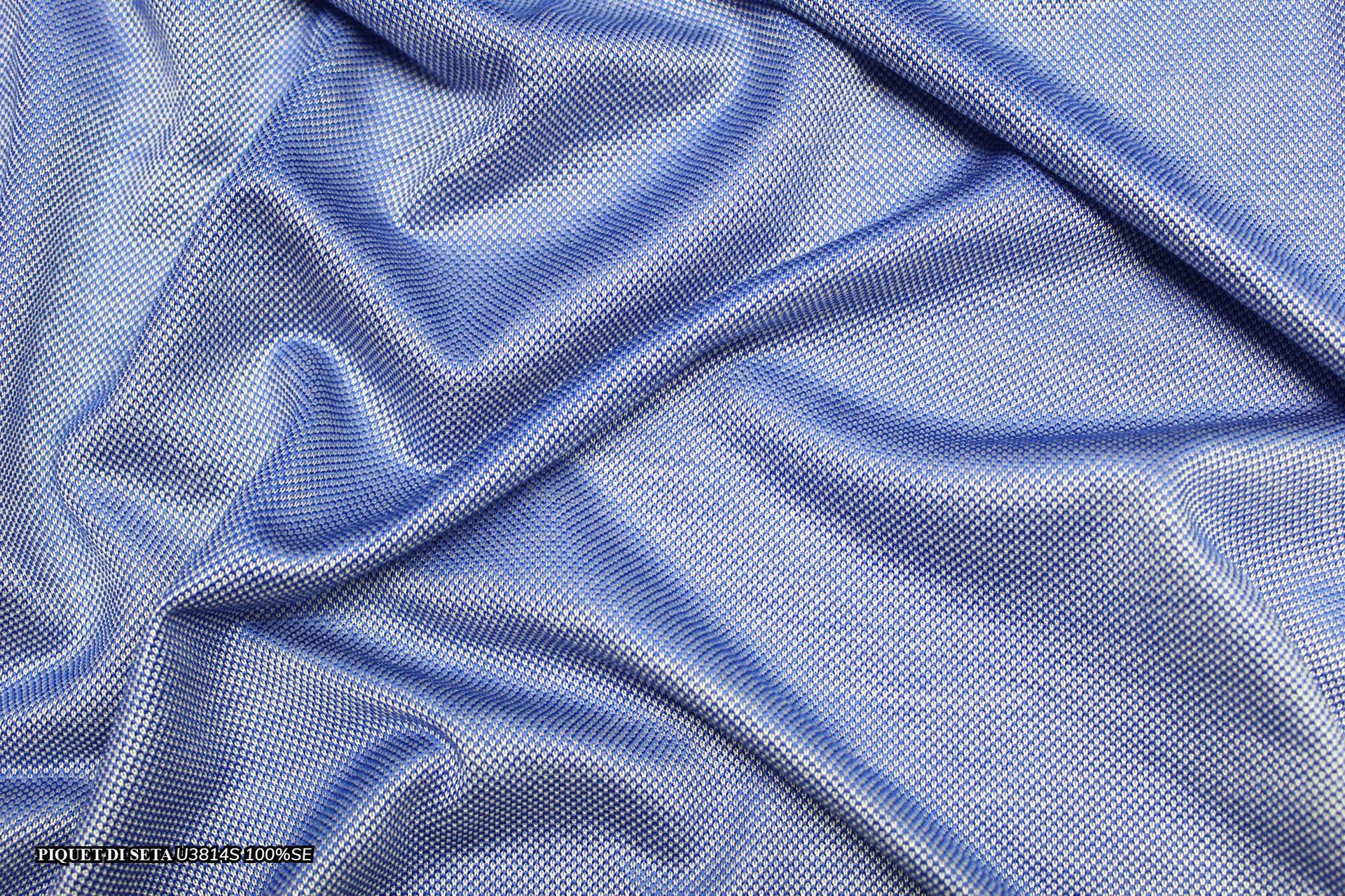 tessuto in jersey oxford di seta