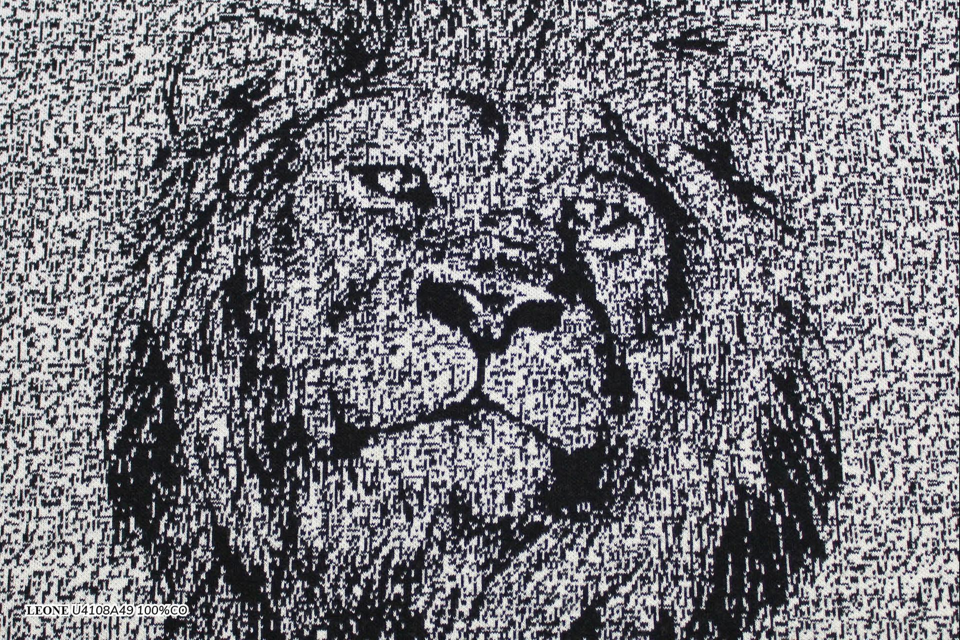 tessuto in jersey  jaquard effetto stampa personalizzabile