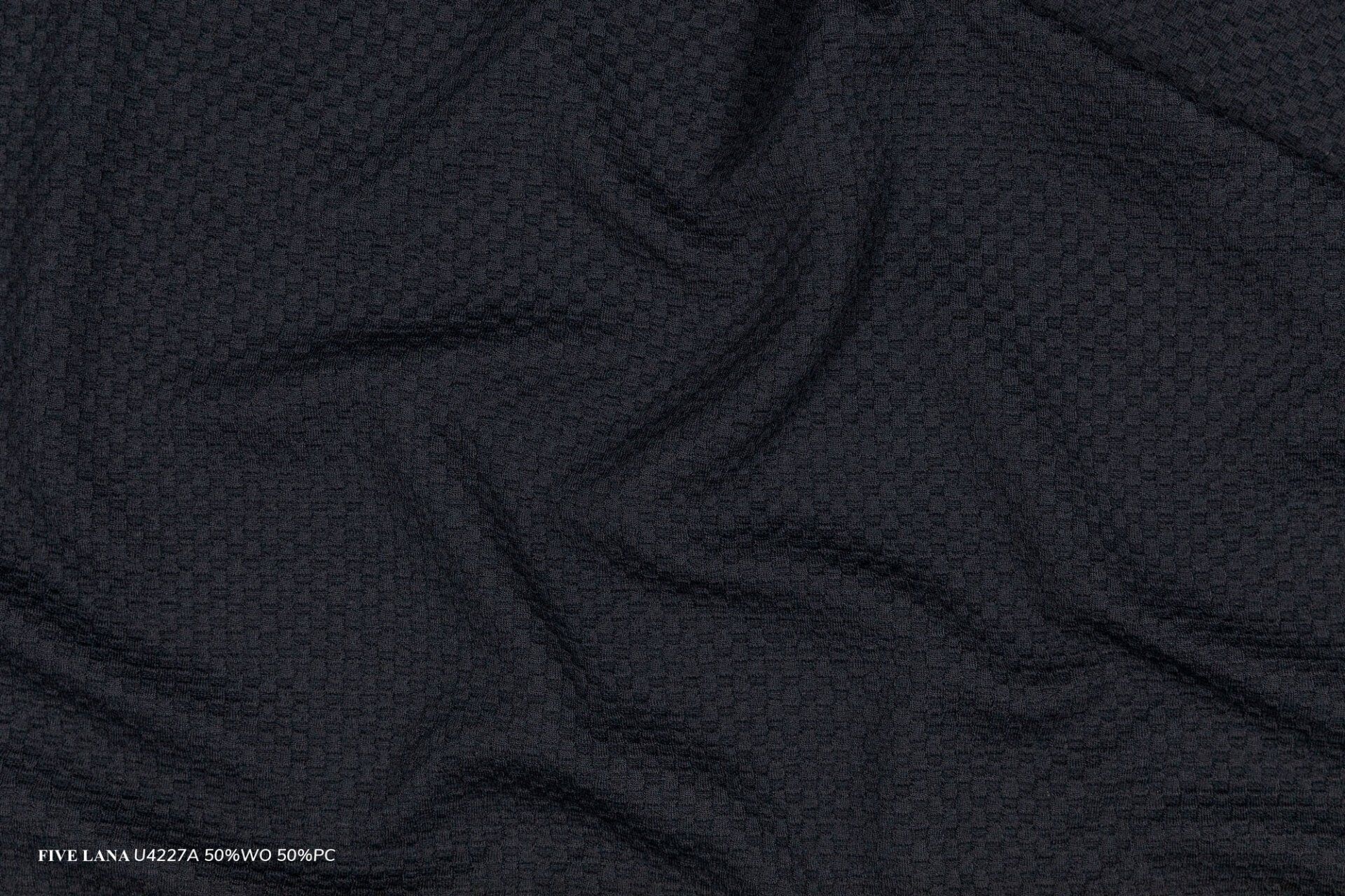 tessuto in jersey Capospalla in rilievo effetto maglieria Five Lana