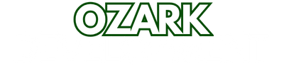 Ozark Development logo with text in a green box.