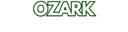 Ozark Development logo with text in a green box.
