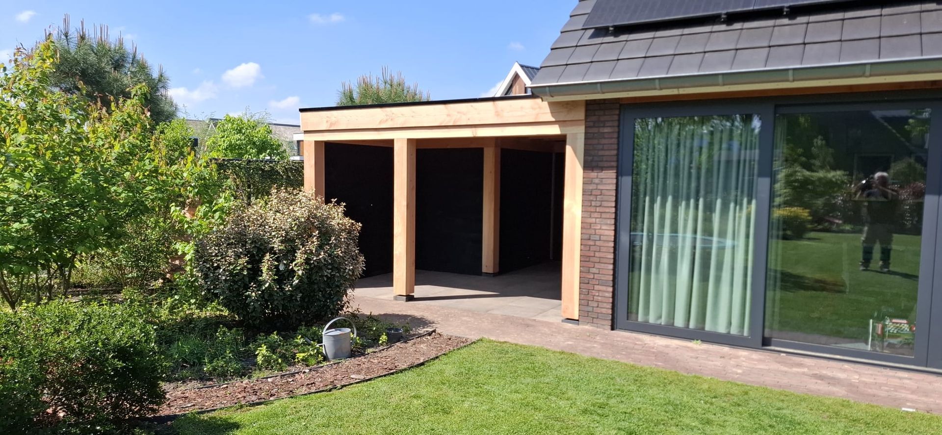 Aanbouw aan huis met schuur in Uden | Smans Houtbouw