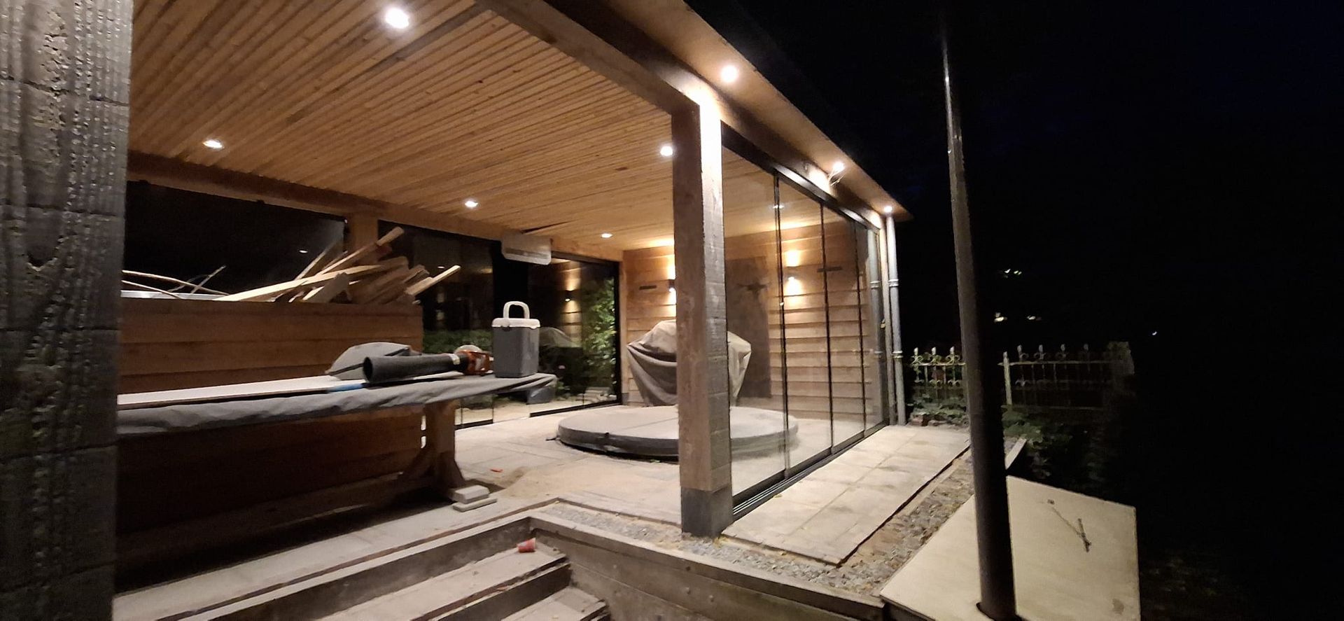 4 glazen schuifwanden Bovenkarspel | Smans Houtbouw