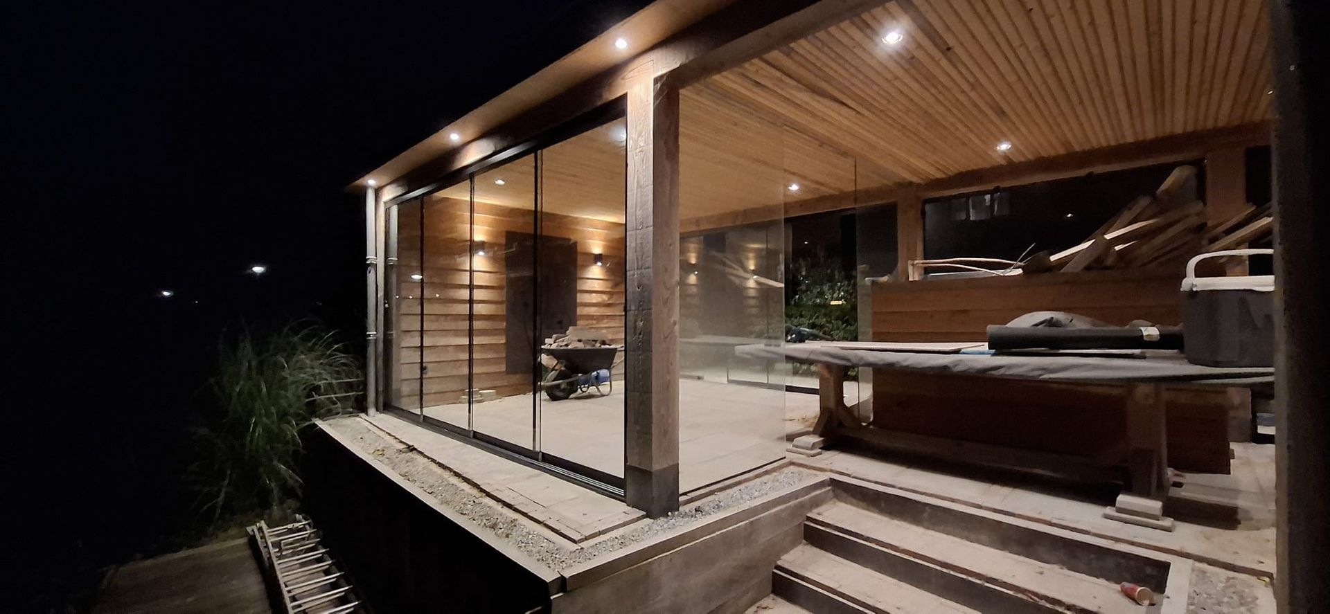 16 Glazen panelen in Bovenkarspel | Smans Houtbouw