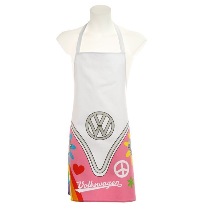 Keukenschort, kookschort, bakschort, koken, bakken, keuken, Volkswagenbus, VWT1