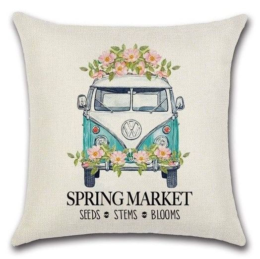 Webshop, Drive Vintage, sierkussen, Volkswagen, bus, VWT1, Kussentjes, accessoires