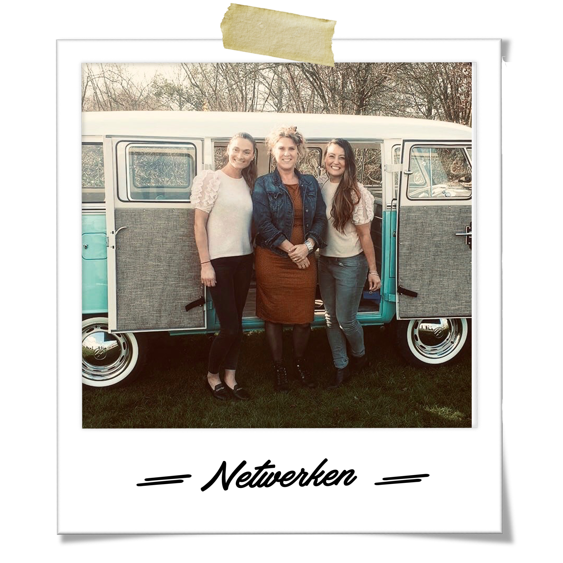 Netwerken Drive Vintage Lifestyle Businessclub Volkswagen T1 trouwvervoer oldtimer hippybusje