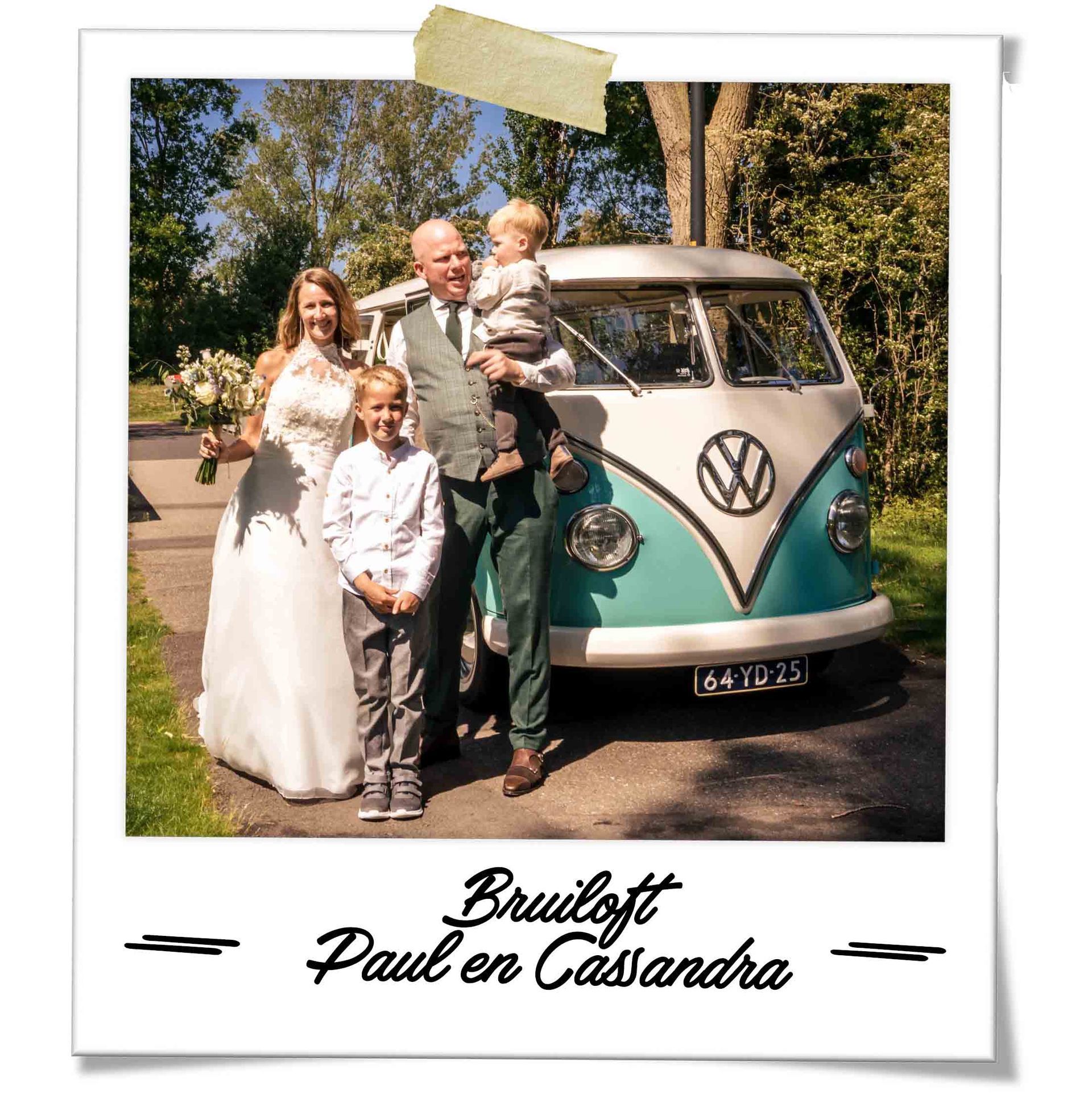 Volkswagenbusje huren, trouwen met kinderen,  trouwen in een schuur, trouwvervoer