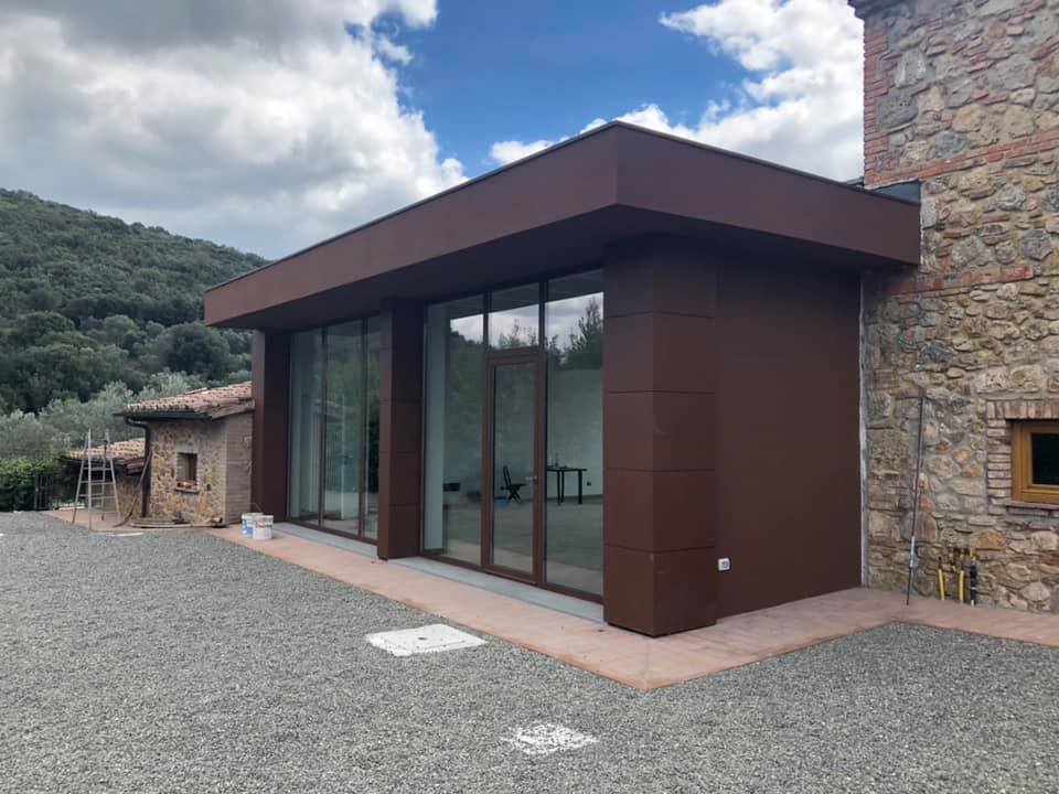 porte finestre in vetro