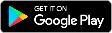 A black rectangular button with the Google Play icon on the left and the text 
