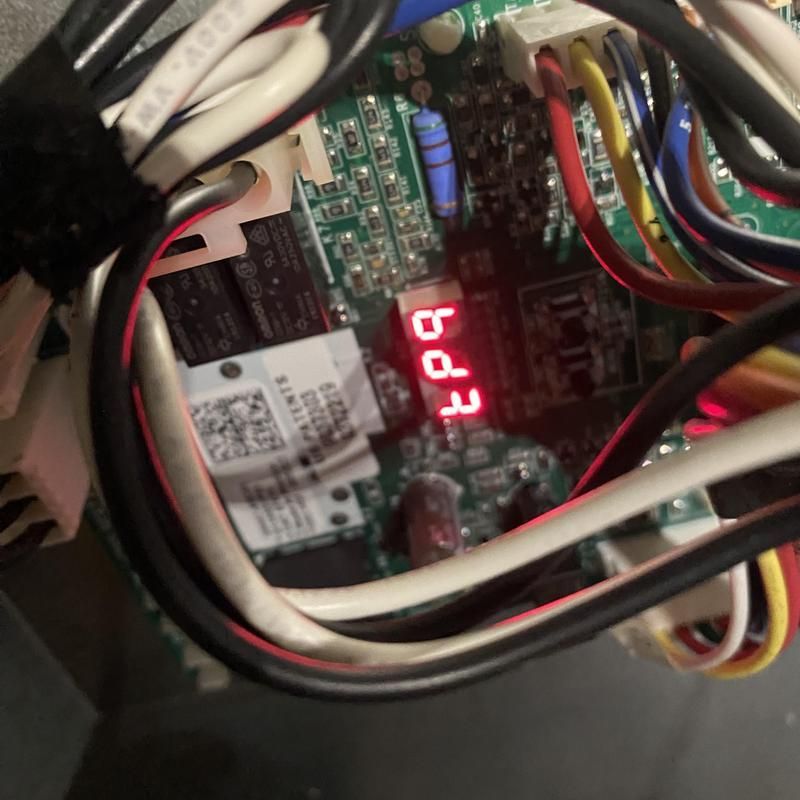 Circuit board displaying 