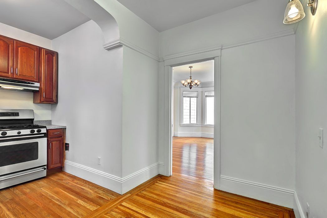 Lombard Kitchen Leading into Dining Room