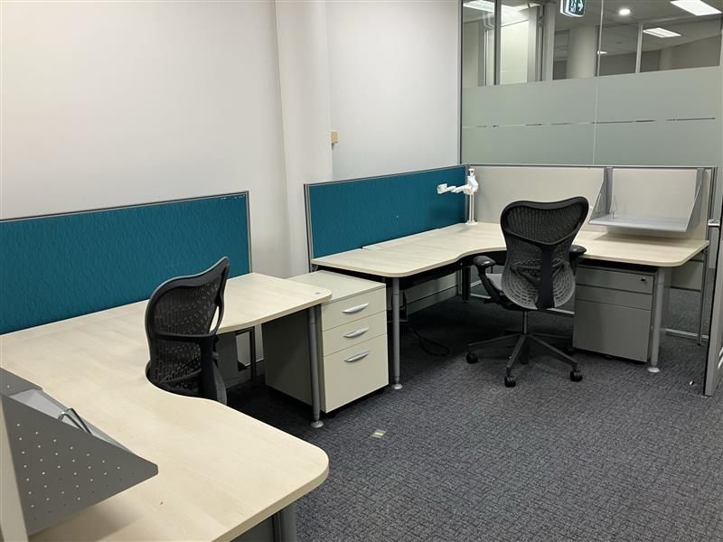 A Small Office With Two Desks and Two Chairs — Ballina Removals & Storage in Alstonville, NSW