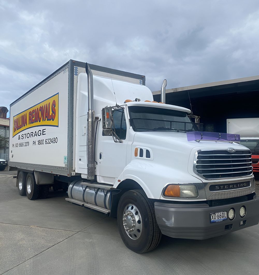 White Sterling Box Truck — Ballina Removals & Storage in Ballina, NSW