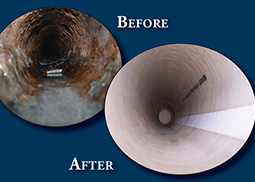 Pipe Relining Before and After - All Star Plumbing in Illawarra