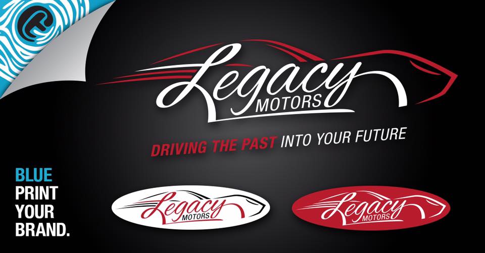 Car dealership logo design mockups