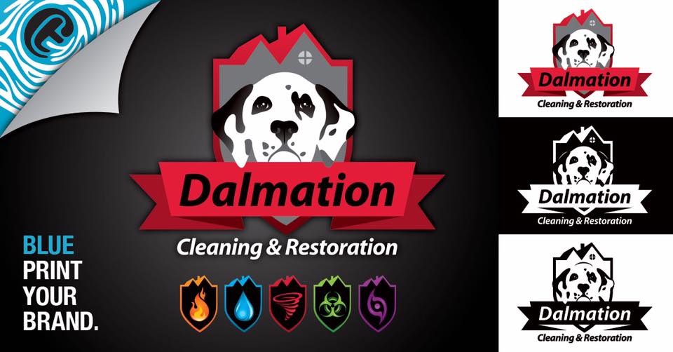 Restoration company Dalmation logo design