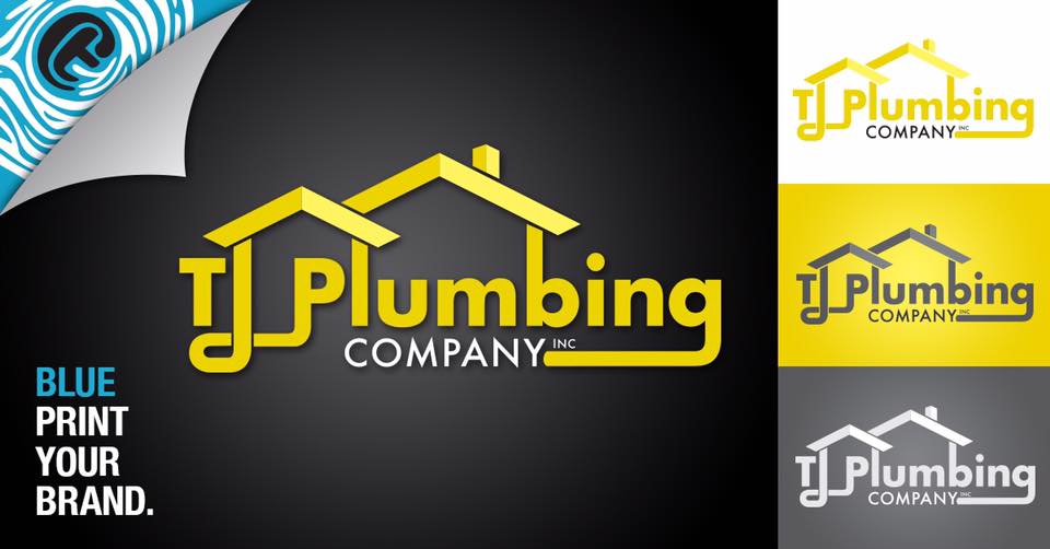 TJ Plumbing logo design and brand quidelines