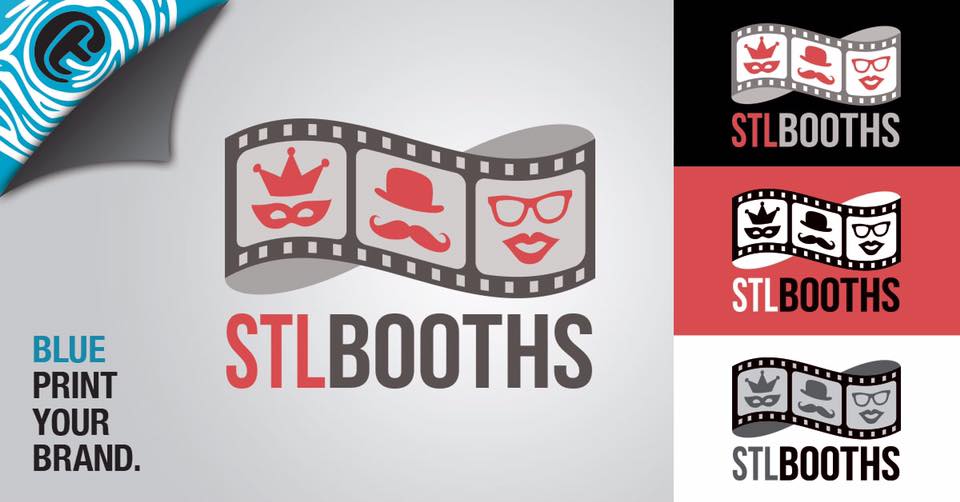 STL Booths design of logo and brand