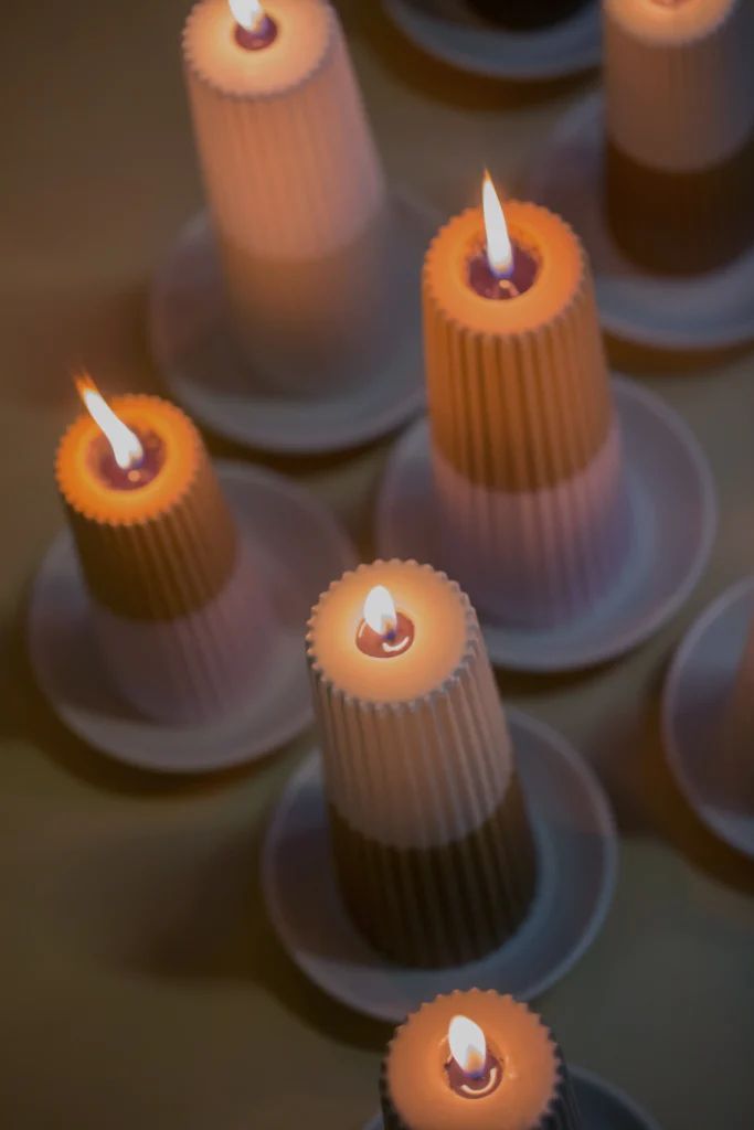 Rustik Lys Outdoor Pilaar Grooved (M) - Buitenkaars