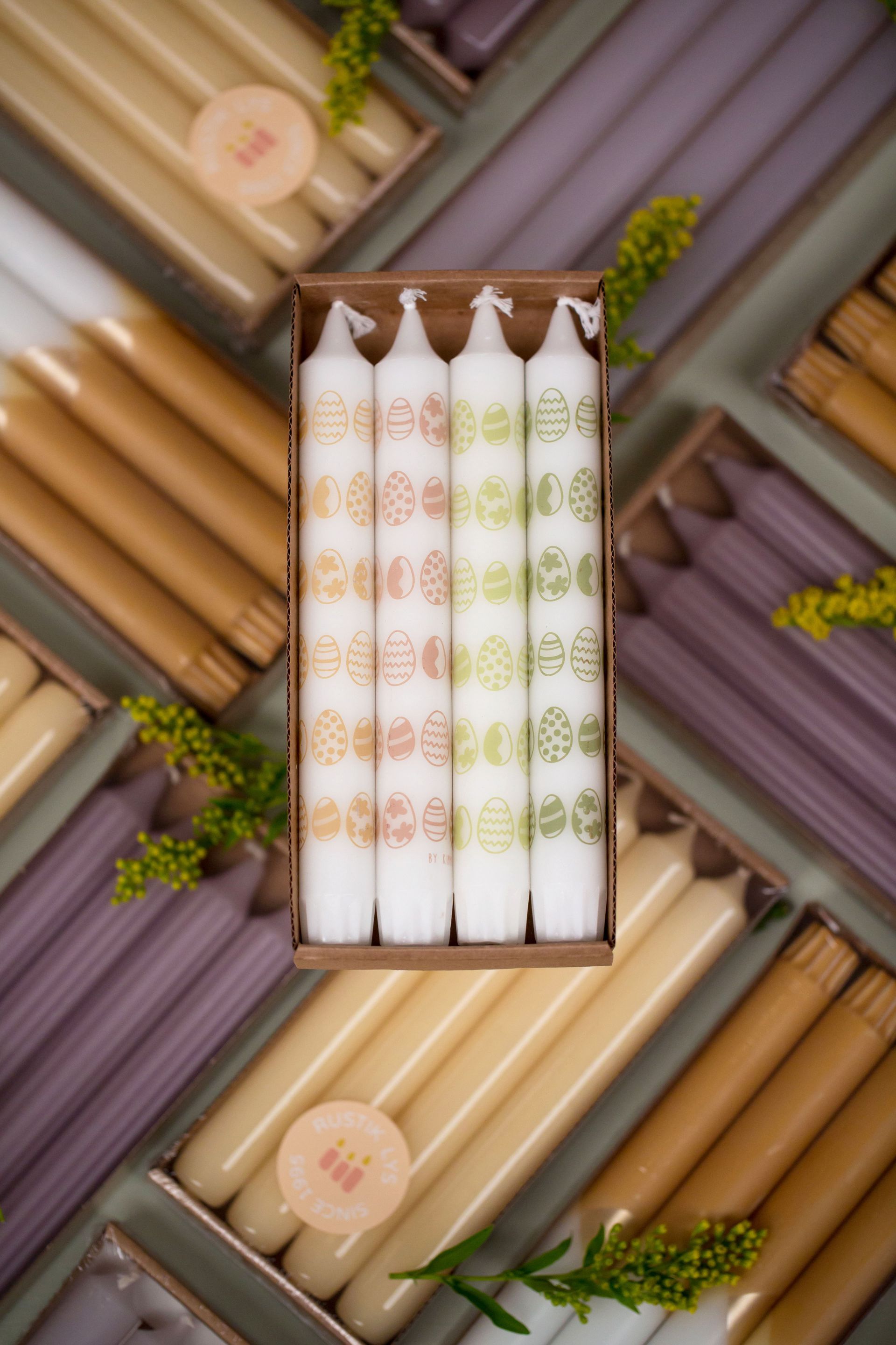 Rustik Lys - By Kimmi Dinerkaarsen Eggs - S/4