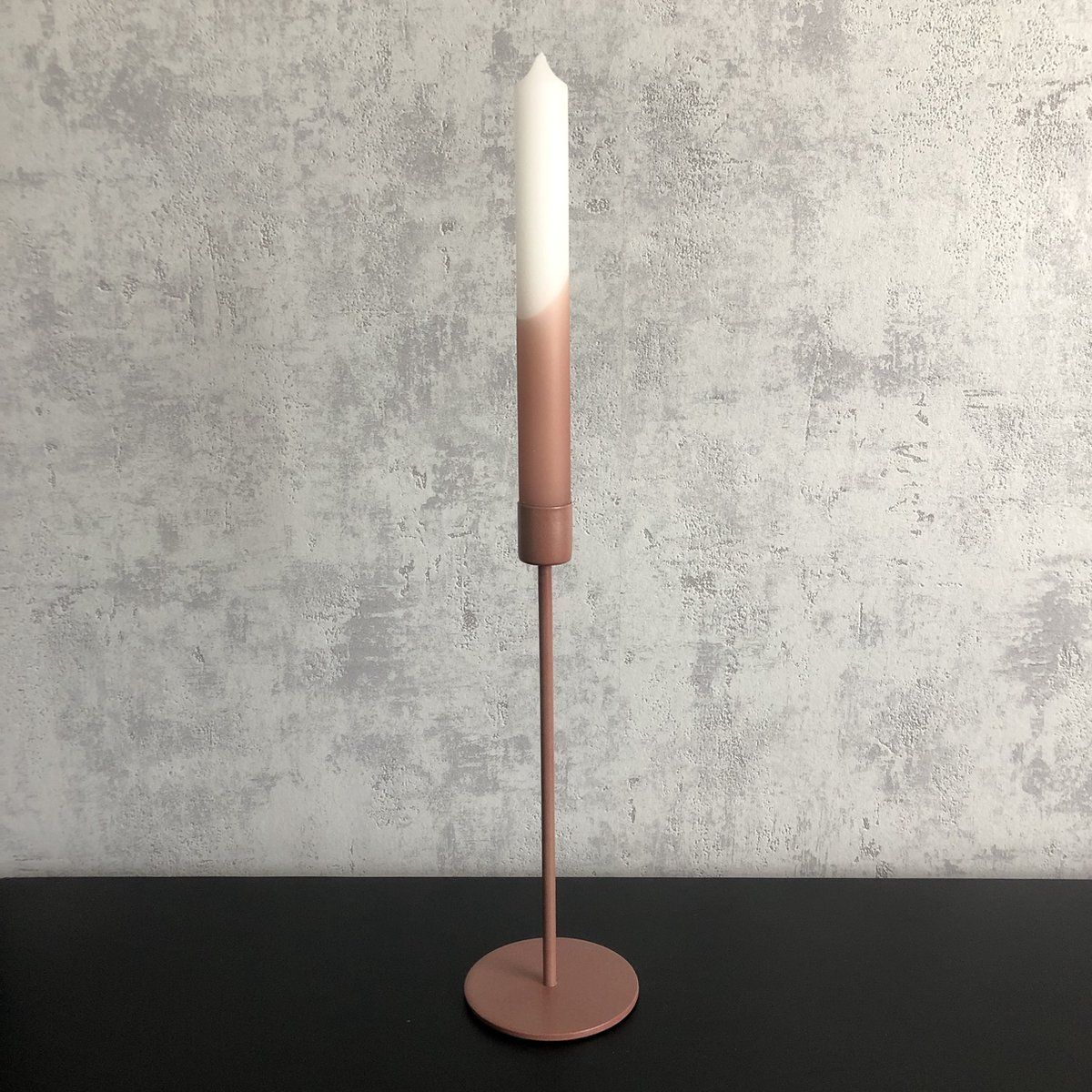 Branded By - Kandelaar Sprietje 23cm hoog - Roze