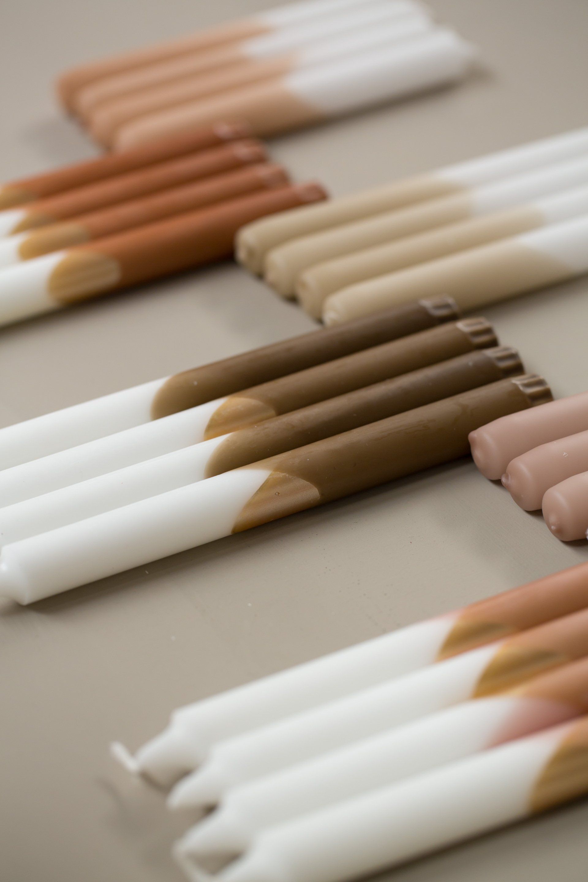 Rustik Lys  - Cross Kaars - Diverse kleuren