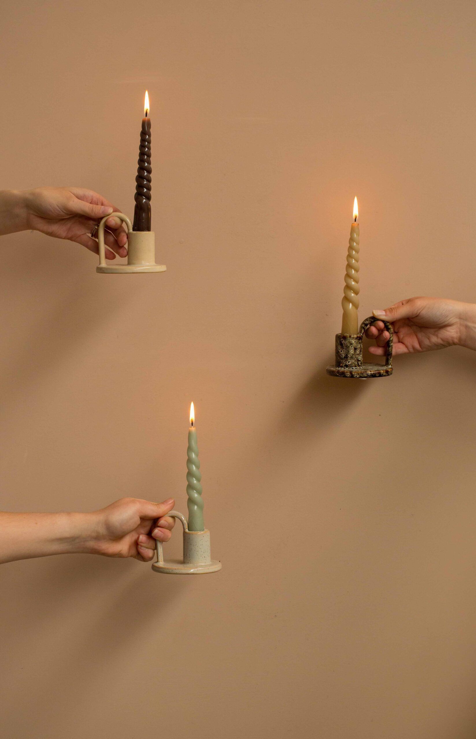 Rustik Lys mini Swirl - Diverse kleuren