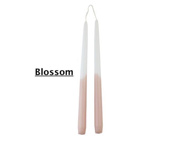 Rustik Lys Tweelingkaarsen - Diverse Kleuren